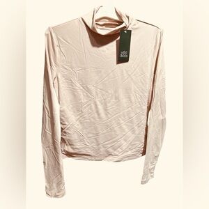 Wild Fable Pink Long Sleeve Turtle Neck Top Size Medium NWT